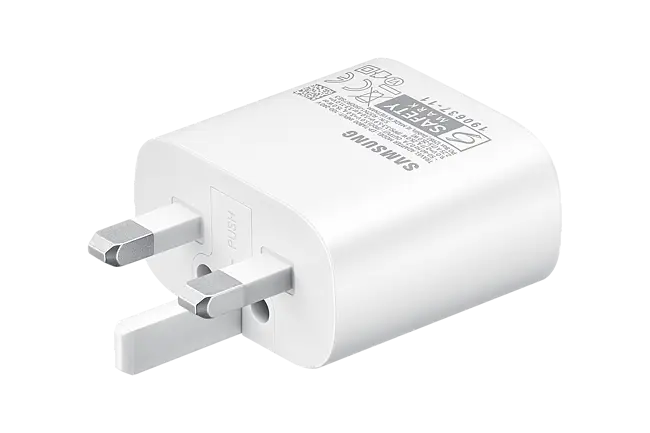 شاحن حائط من سامسونج بقوة 25 واط USB-C شاحن حائط من سامسونج بقوة 25 واط USB-C